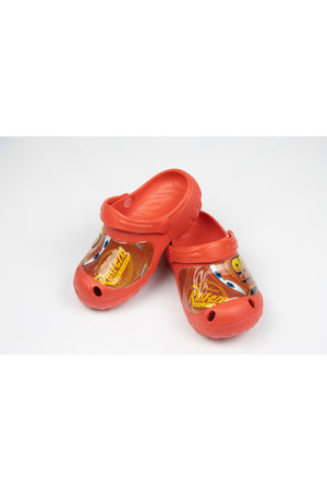 Cars Kids Clogs Lightweight & Comfortable Slip-On Sandals –For Boys – Red Color