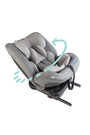 MOON Rover -Baby/Infant Car seat Group:(0+,1,2,3) (0-12 years) 360° Rotate - Grey