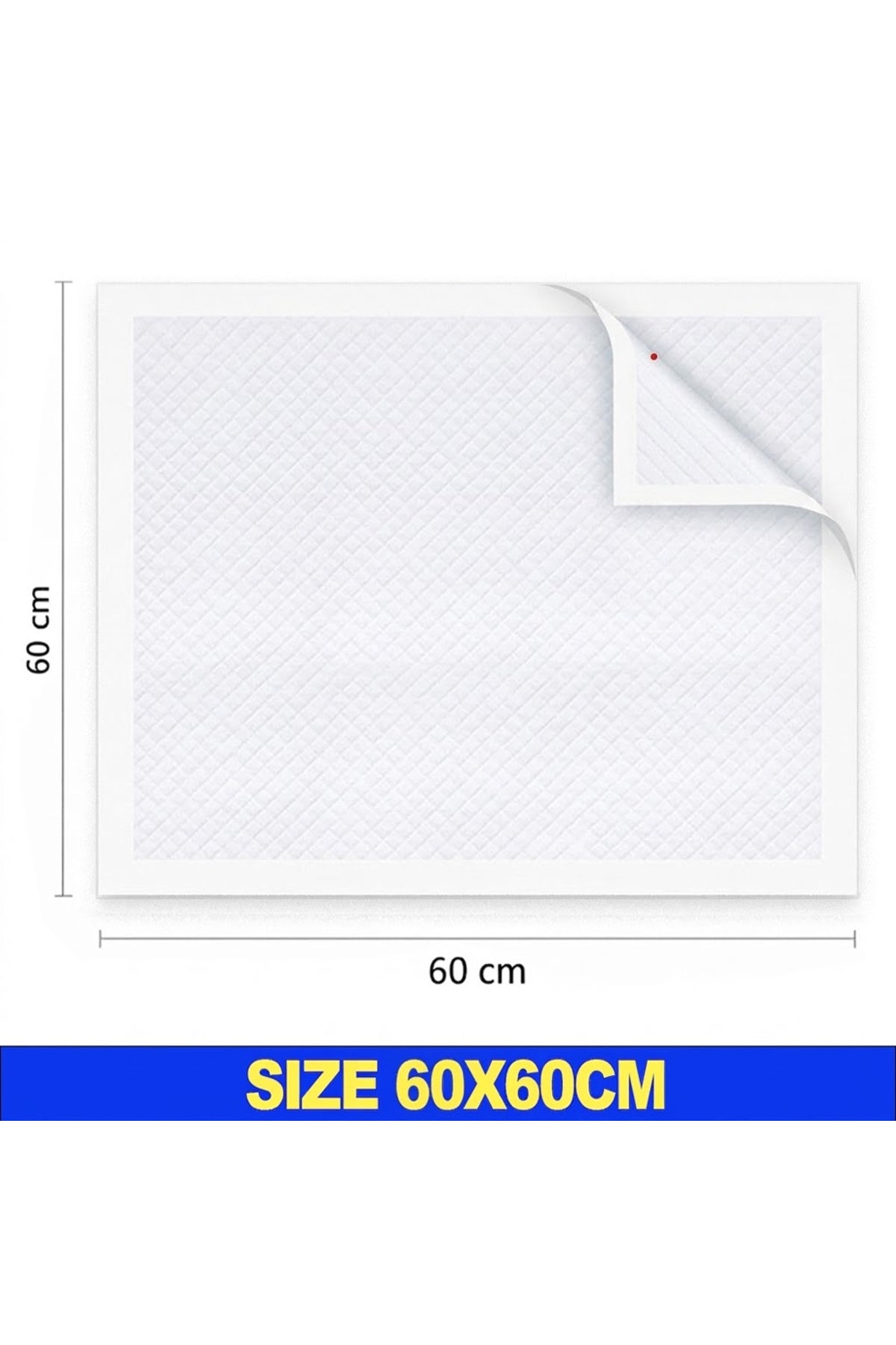 Star Babies  Disposable Changing Mats  60x60cm- Pack of 150 -White