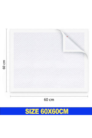 Star Babies  Disposable Changing Mats  60x60cm- Pack of 150 -White