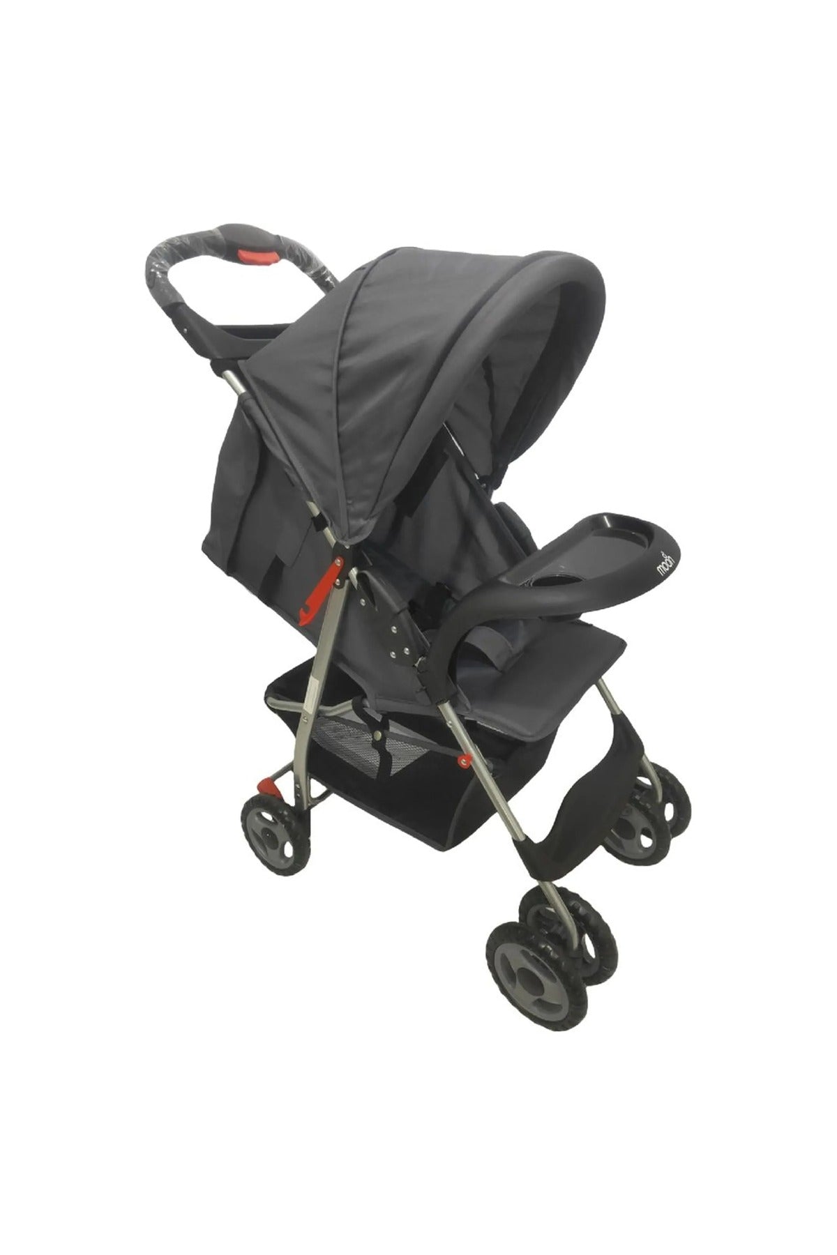 MOON Bezik - One Fold Stroller-Dark Grey