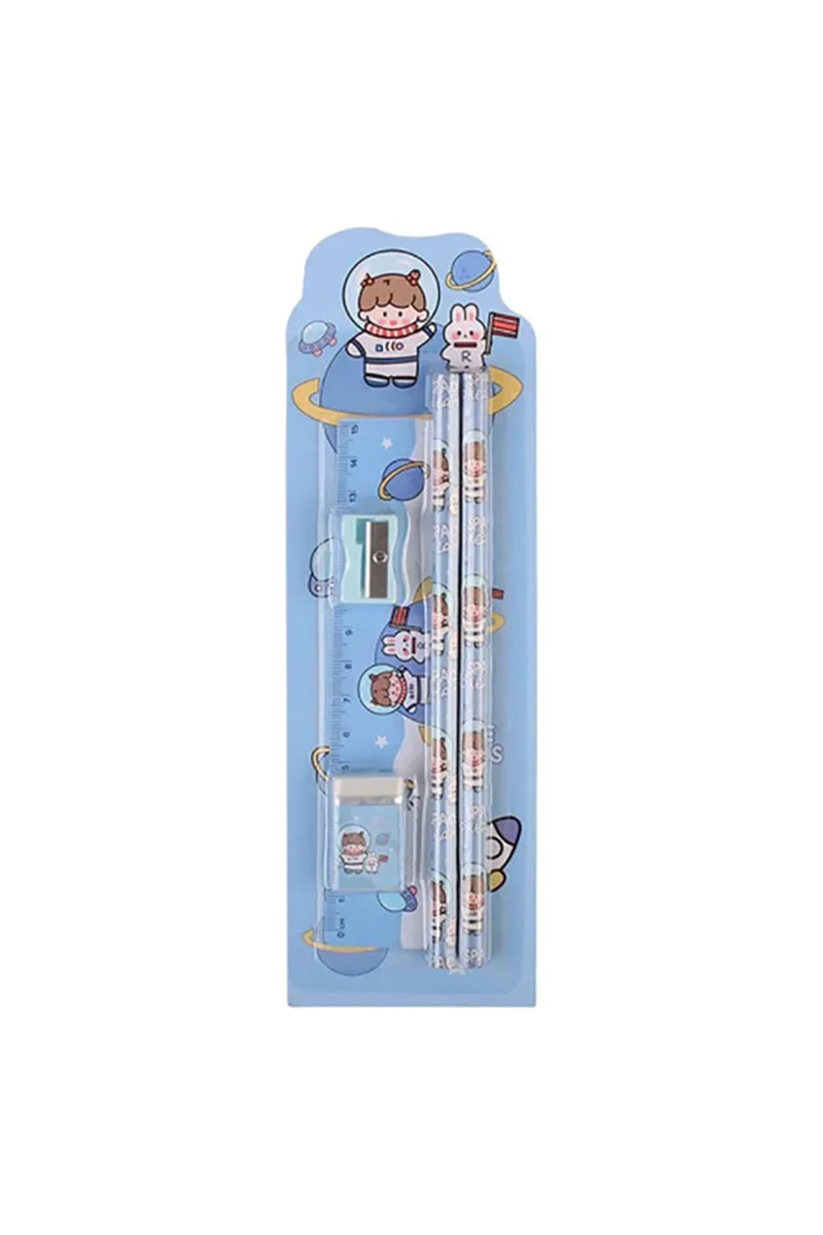 Star Babies - Space Stationery Set - Pack Of 5 - Blue