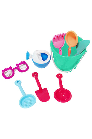 Star Babies Beach Bucket Toys Set of 3 - Green