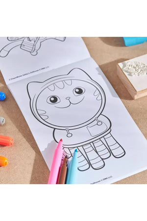Peppa Pig Felt Tip Pen Set for Kids – 18 Colorful Felt Pens with 2 Stamps & Ink Pad – Creative Drawing & Coloring Set for Children