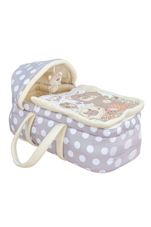 MOON Moses Basket - Grey