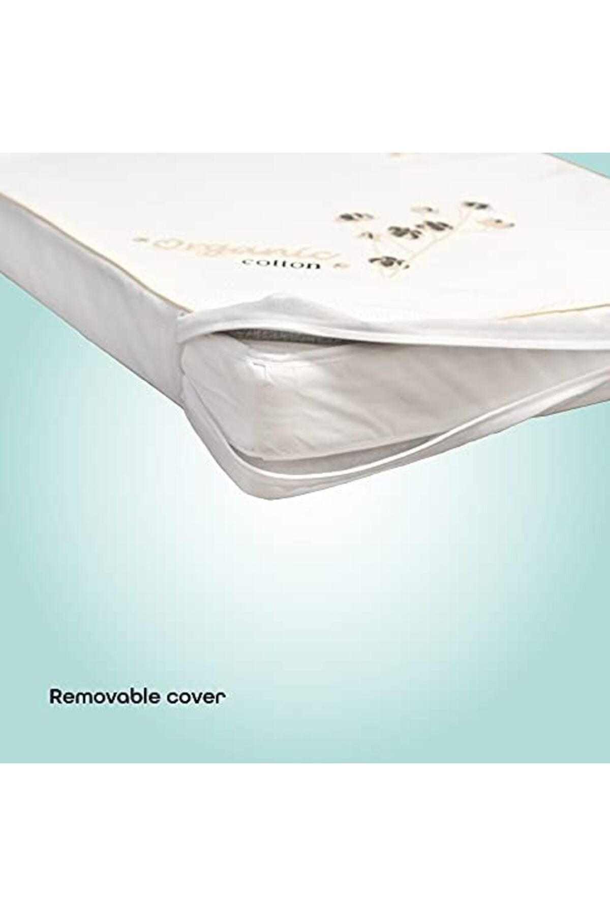MOON  organic Toddler Crib & bed mattress - Size 140x70x10 cm