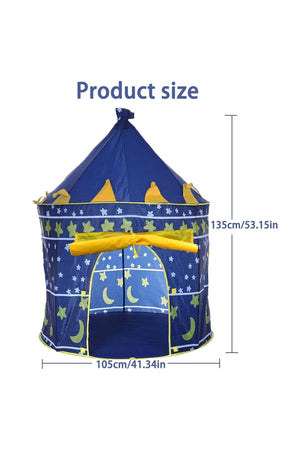 Star Babies Kids Tent | Foldable Kids Playhouse | Washable Toddler Tent for Indoor Use | Pop-Up Tent with Soft, Comfortable Design for Camping, Backyard & Playtime - Multicolor