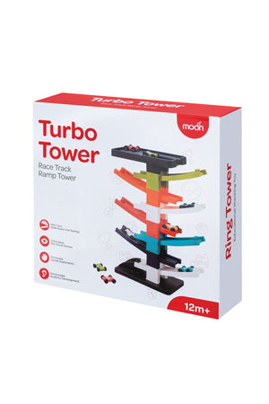 MOON Turbo Tower Car Ramp Racer, Playsets for 12m+ Boys Girls