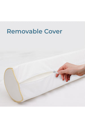 MOON Organic Toddler Half Moon Bed Bumper –  Pack of 1 – White