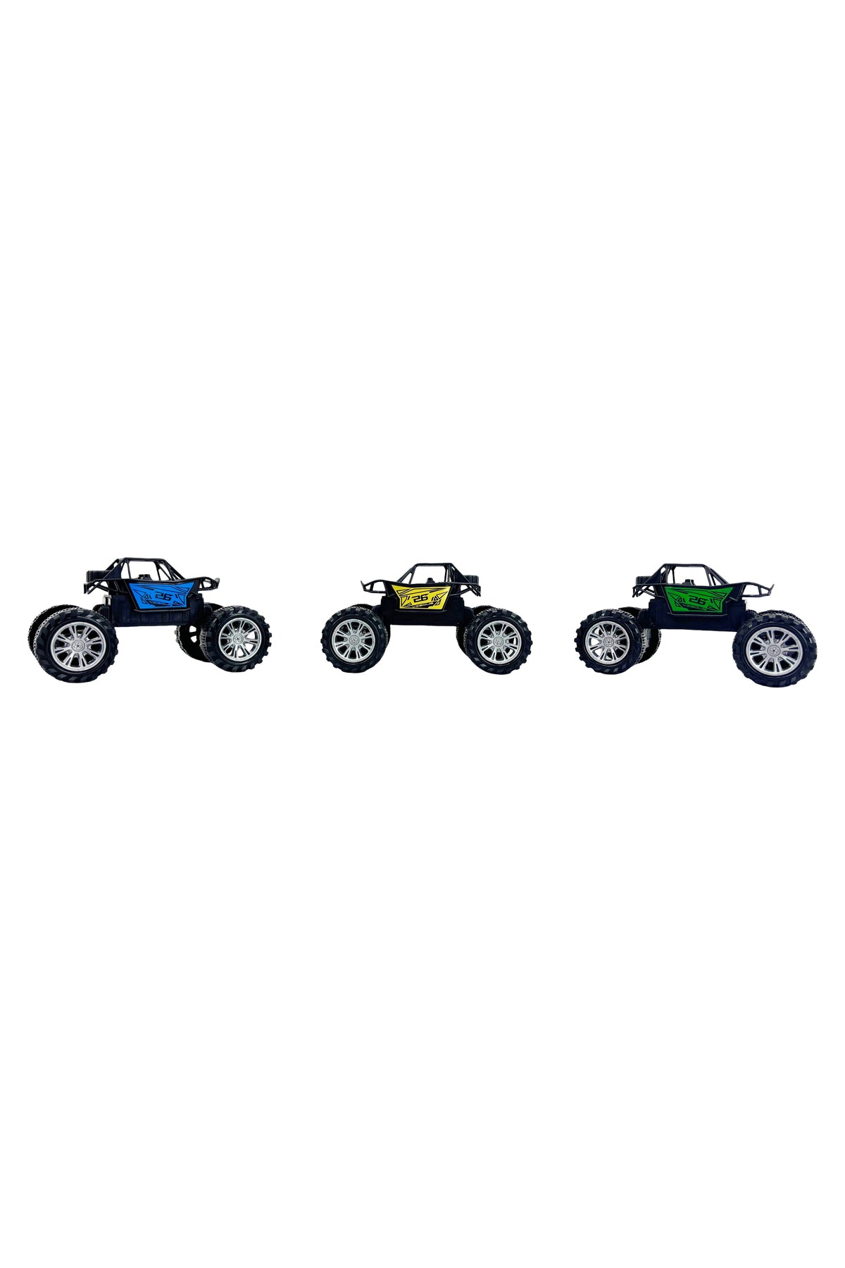 2CH Remote Control Off-Road Car for Kids, Mini RC Monster Truck with Easy Dual-Channel Controller, Durable Shockproof Racing Toy Car, Indoor Outdoor Play Vehicle, Assorted Colors