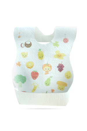 Star Babies - Diaper Caddy Organizer with Scented Bag Dispenser & Disposable Bibs - Grey