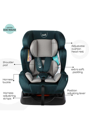 MOON Sumo Baby/Infant Car seat suitable from Birth to 6 Years-(Group (0,1,2) (0-25 Kg),Green