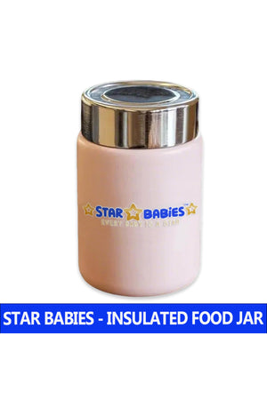 Star Babies Portable 230ml Double Wall Stainless Steel mini Vacuum Flask/ Cute Thermos Cup for Coffee Tea Water Pink.