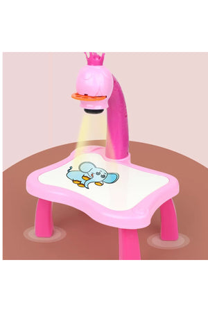Kikibebe Projection Painting Machine With Music – Pink