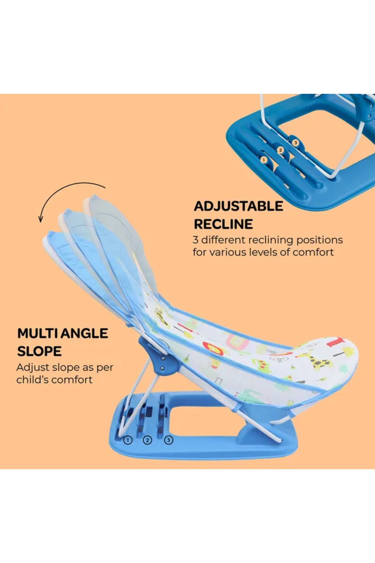 MOON Shower Me Baby Bather - Light Blue