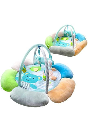 MOON Flower cushion Playmat - Bear and Sheep