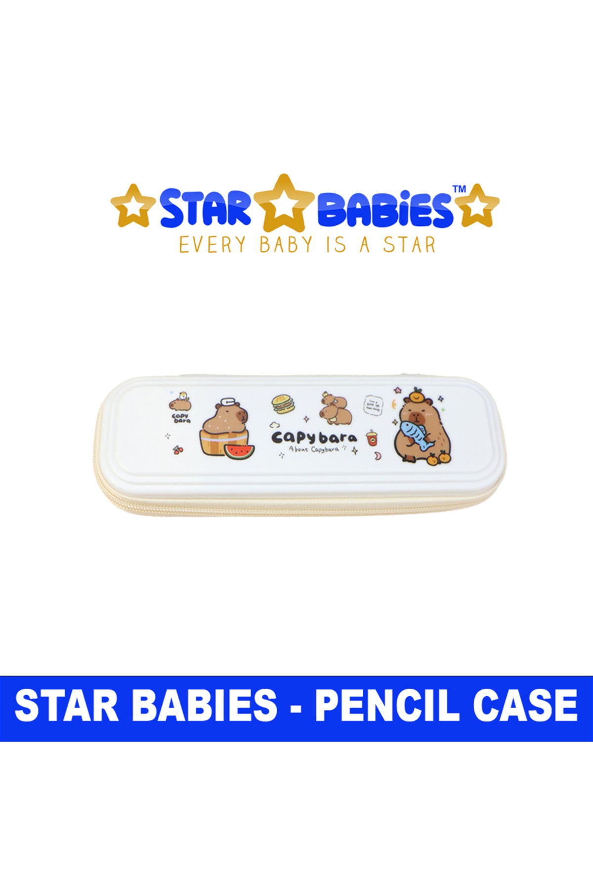 Star Babies - Pencil Case - White