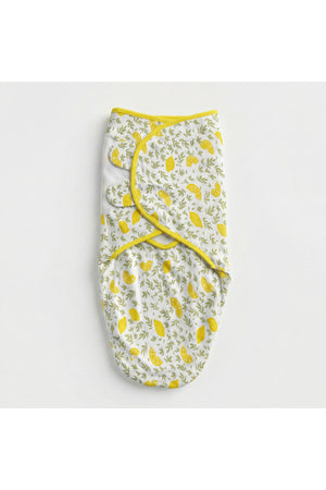 Moon Organic Swaddle Lightweight and Breathable Pack of 1- Lemon