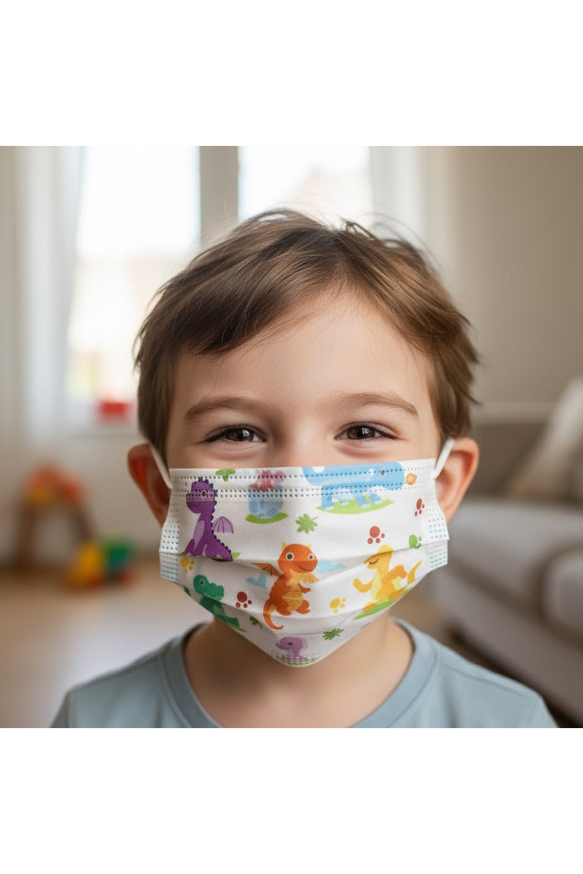 Star Babies - Disposable Changing Mats White 200Pcs with 5Pc Kids Reusable Mask