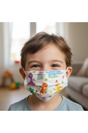 Star Babies - Disposable Changing Mats White 200Pcs with 5Pc Kids Reusable Mask