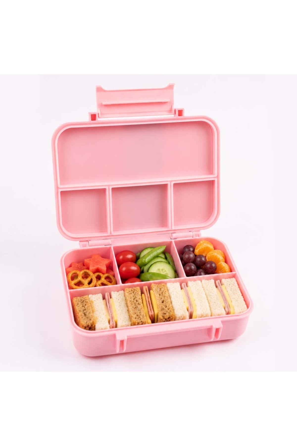 Cocobee Tritan Leakproof Bento Lunch Box – 4 Compartments, Bpa-Free, 585Ml, 3Y+, Pink