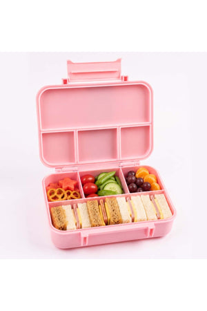 Cocobee Tritan Leakproof Bento Lunch Box – 4 Compartments, Bpa-Free, 585Ml, 3Y+, Pink