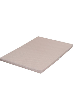 MOON  Two fold Travel Cot Mattress - Beige