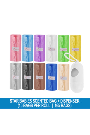 Star Babies - Scented Bag - 11pcs - 165 BagsWith Dispenser - Rainbow