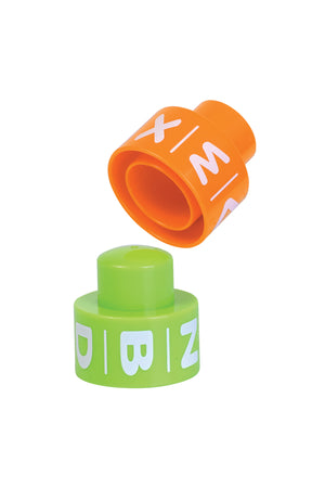 Little Learners  Puppy Learning Blocks - Alphabet Blocks for Kids, 10 Blocks Set