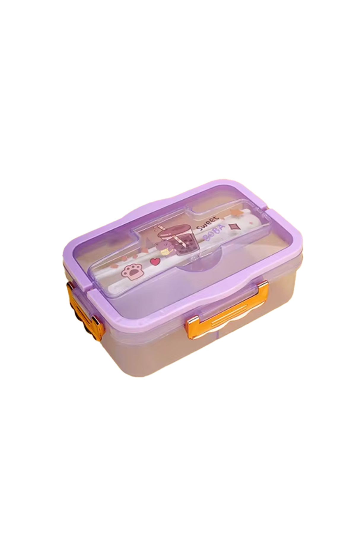 Star Babies - Lunch Box With 4 Compartment - Purple