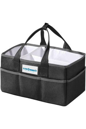Star Babies - Diaper Caddy Organizer New - Black