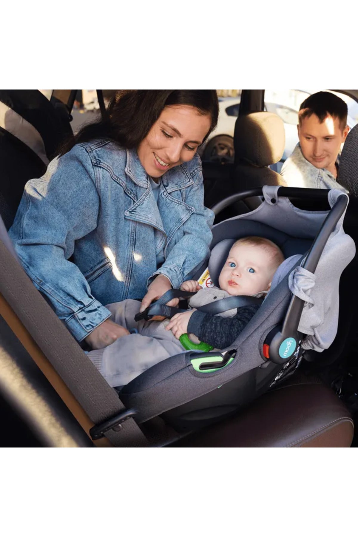 MOON Neubo Baby Carrier/Car Seat -  Grey