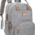 MOON NUTRA Diaper Backpack - Grey Melange