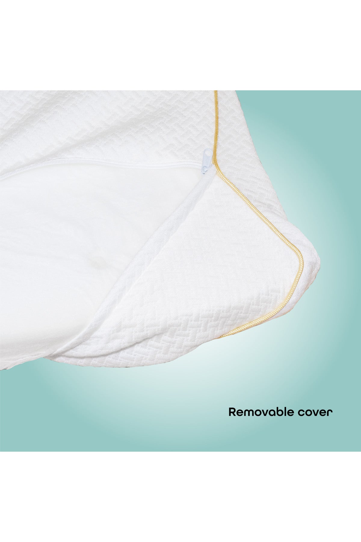 MOON  Organic First Pillow -White, organic pillow fabric