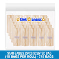 Star Babies - Scented Nappy Bag - 375pcs - Ivory