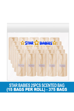 Star Babies - Scented Nappy Bag - 375pcs - Ivory