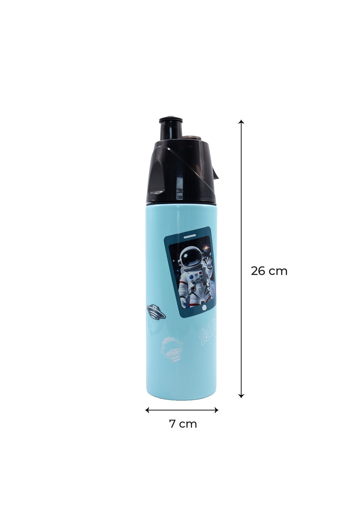 MOON Kids Water Bottle with Spray Mist | Cooling Spray | BPA-Free  Stainless Steel | Leak-Proof for School, Camping, Hiking, Outdoor Play | Boys Water Bottle |500ml