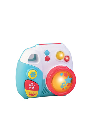 Little Learners My Fun Camera - Light & Sound, Swirling Lens, Flashing Light, 12M+