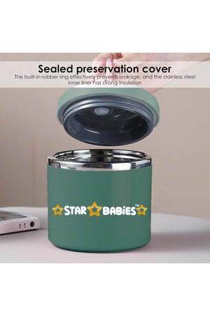 Star Babies - Stainless steel Food jar set of 2 combo for food / soup / salad .