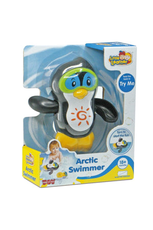 Little Learners Arctic Swimmer - Wind-Up Bath Toy, Swims in Water, Assorted 12M+