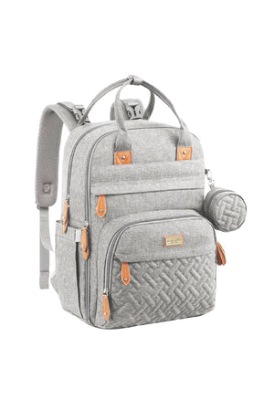 MOON KaryMe - Diaper Back Pack with pacifier case- Grey