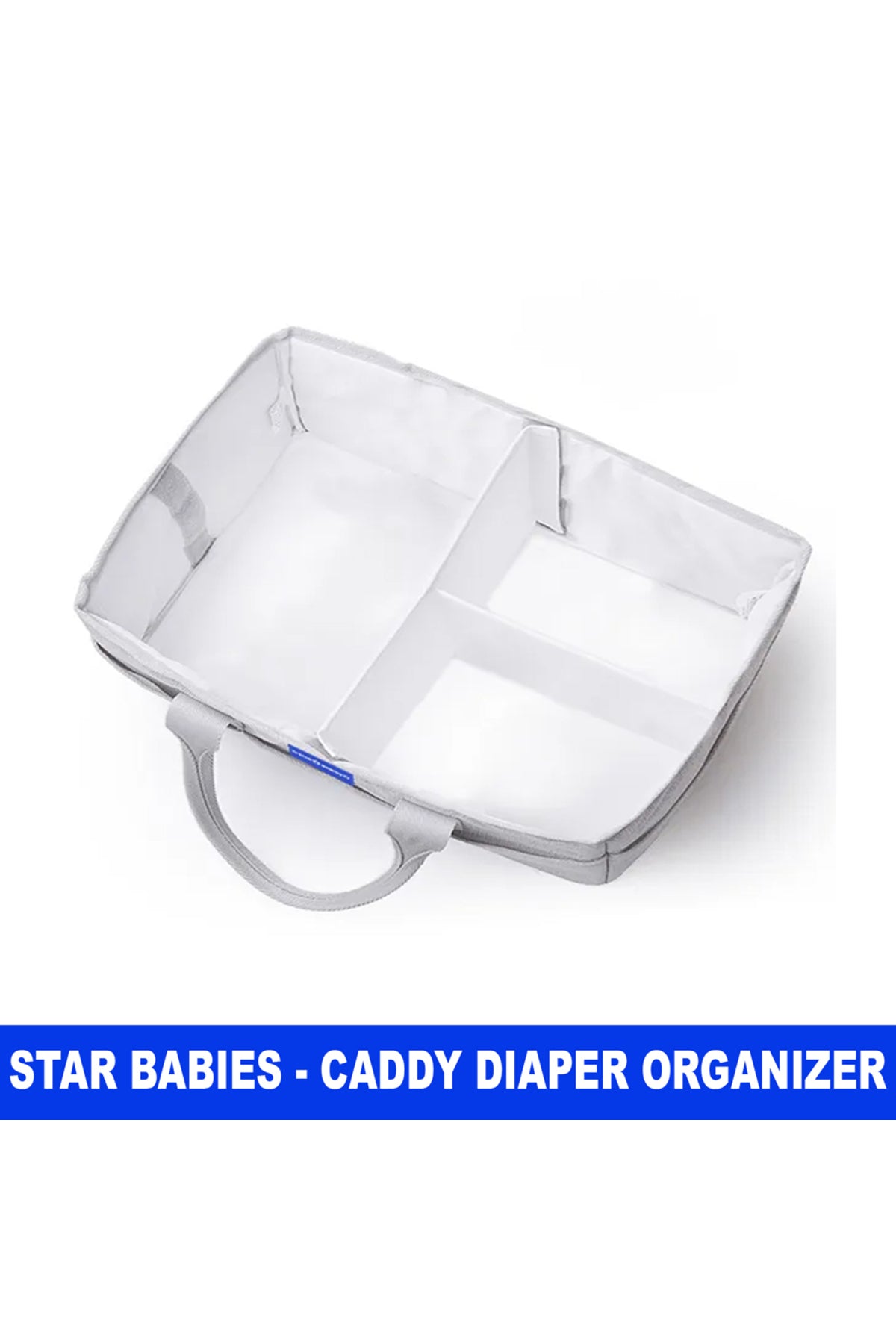 Star Babies - Caddy Organizer Diaper Big & Bibs 10pcs & Towel 3pcs - Grey New