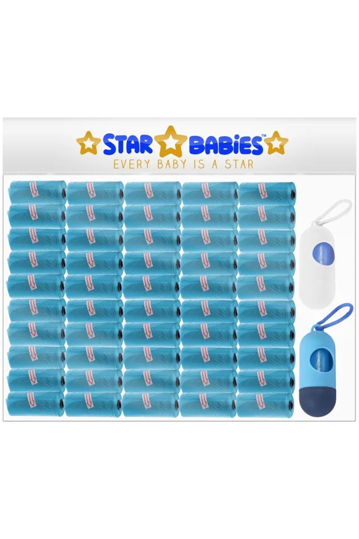 Star Babies Scented Bags With Dispenser - Blue