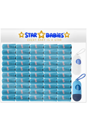 Star Babies Scented Bags With Dispenser - Blue