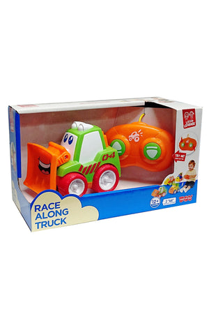 Race Along Truck - Remote Control Vehicle with Detachable Cords, Chunky Remote for Small Hands, 4 Styles Assorted, 12M+