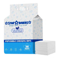 Star Babies Disposable Changing Mat- Pack of 36 - White