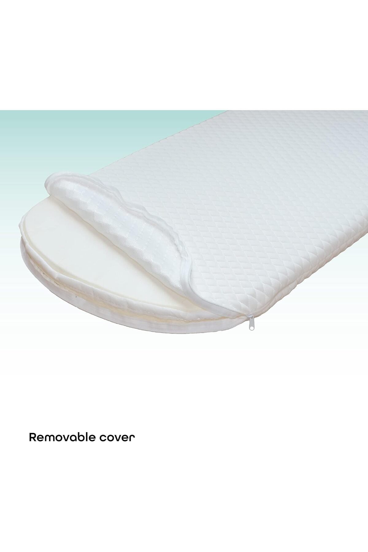 MOON  Crib & Bassinet mattress - toddler mattress, removable cover-  0m+, White