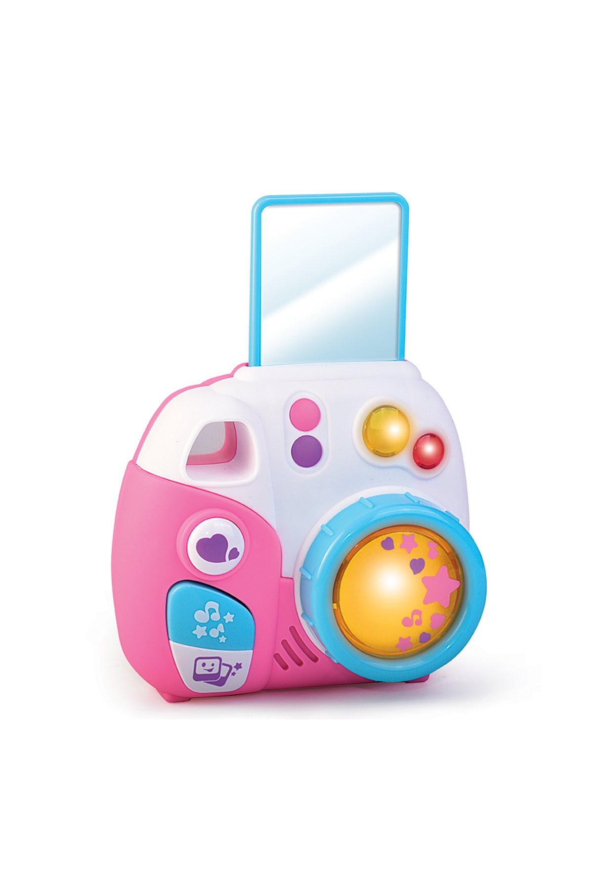 Little Learners My Fun Camera Pink - Light & Sound, Swirling Lens, Flashing Light, 12M+