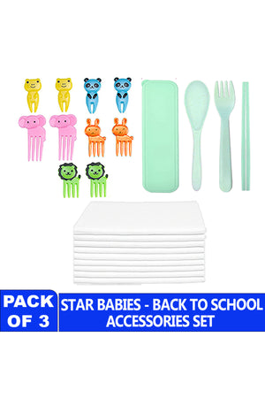 Star Babies - School Set - Pack Of 3 - Blue