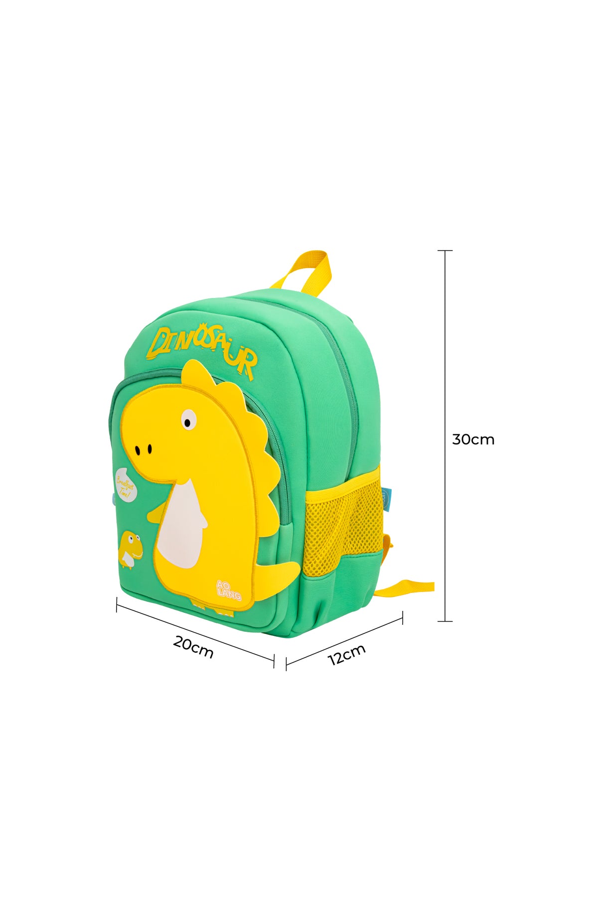 MOON Kids Backpack  – Comfy 3D Design,Padded Straps, Waterproof-Perfect for Preschool, Nursery, Snacks & Lunchbox-Dinosuar